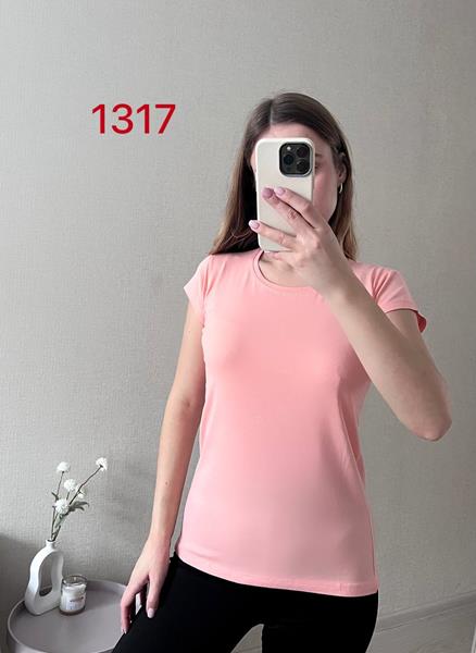 Футболка FSN (42-46) 1317-1 pink (лето)