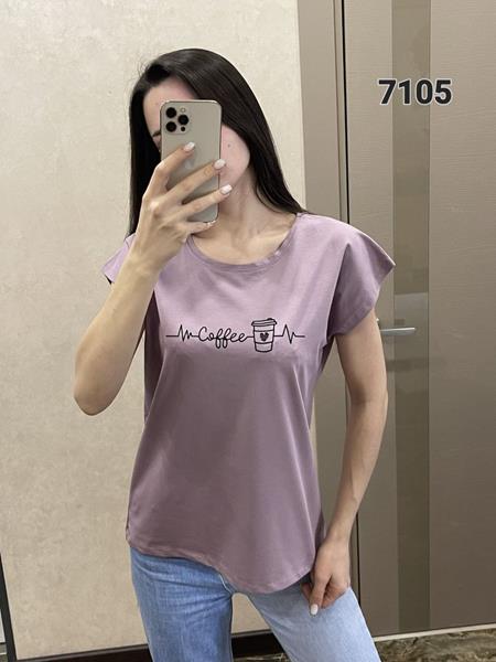 Футболка FSN (44-50) 7105 lilac (лето)