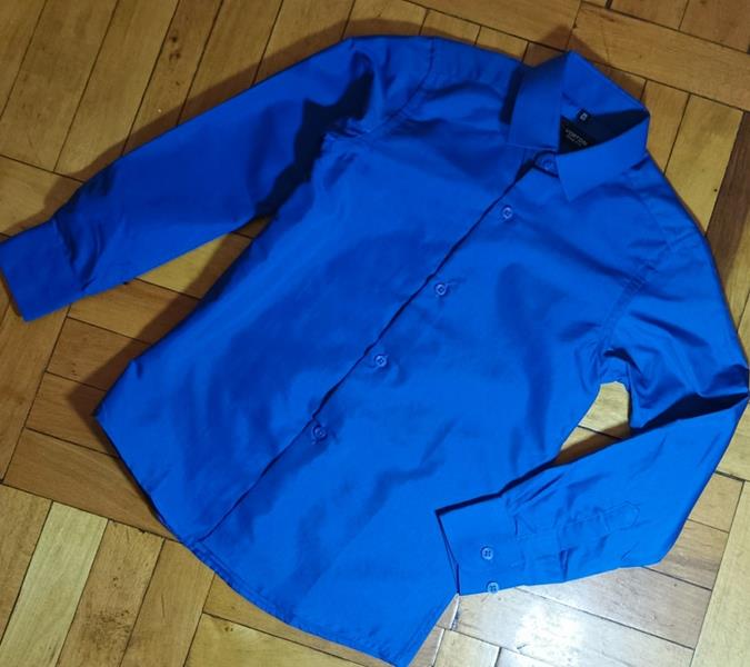 Рубашка iBamBino (135-155) IB507 blue (деми)