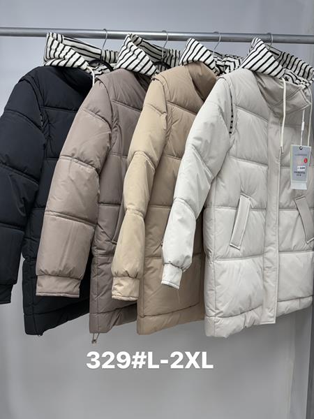 Куртка Jacket (L-2XL) 329 grey (деми)