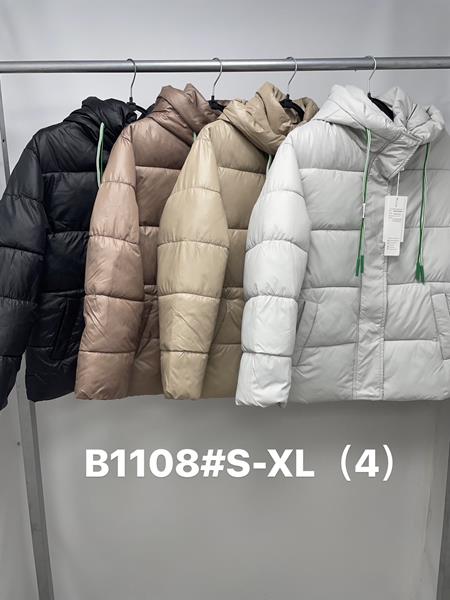 Куртка Jacket (S-XL) B1108 black (деми)