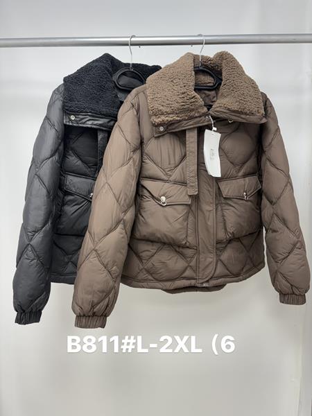 Куртка Jacket (L-2XL) B811 brown (деми)