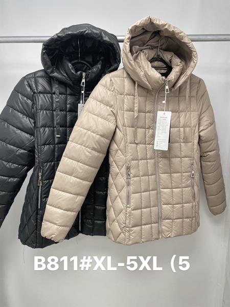 Куртка Jacket (XL-5XL) B811 l.beige (деми)