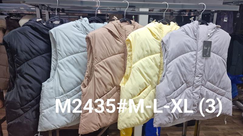 Жилетка Jacket (M-XL) M2435 black (деми)