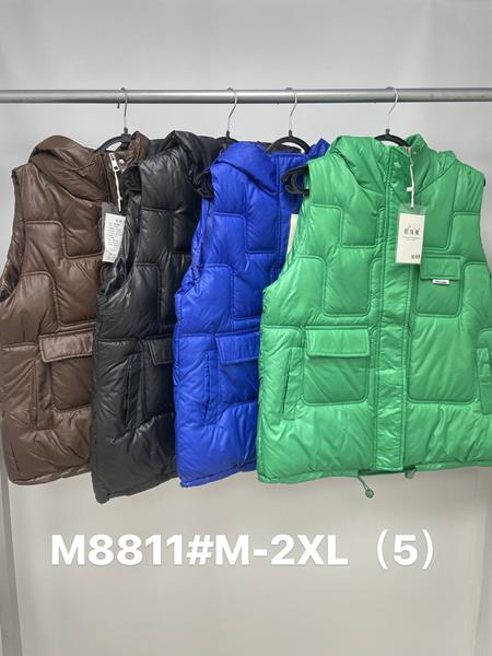 Жилетка Jacket (M-2XL) M8811 blue (деми)