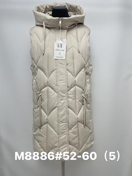 Жилетка Jacket (52-60) M8886 beige (деми)