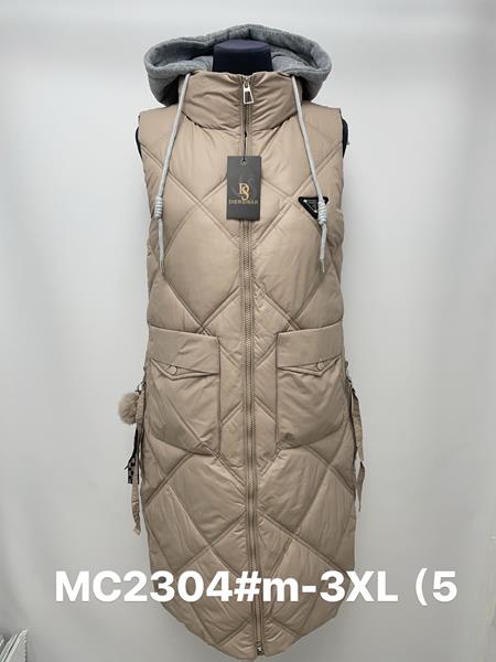 Жилетка Jacket (M-3XL) MC2304 beige (деми)