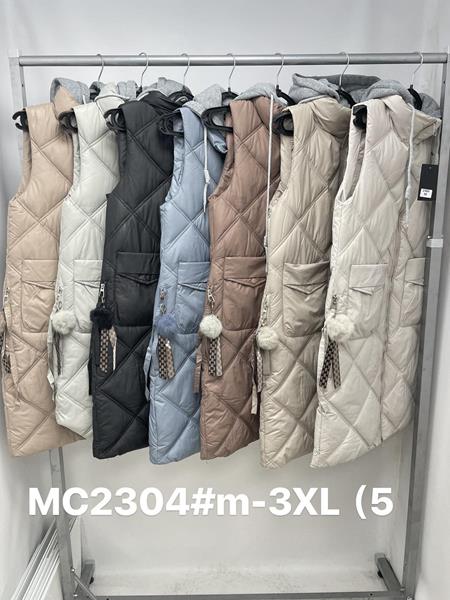 Жилетка Jacket (M-3XL) MC2304 brown (деми)