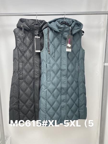 Жилетка Jacket (XL-5XL) MC615 blue (деми)