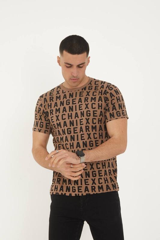 Футболка F.T.H (S-2XL) F89 brown (лето)