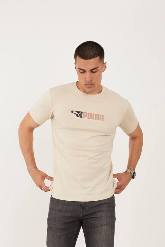 Футболка F.T.H (S-2XL) F122 apricot (лето)
