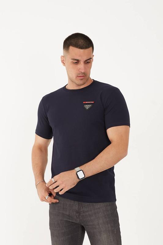Футболка F.T.H (S-2XL) F125 navy (лето)