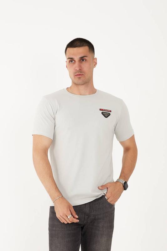Футболка F.T.H (S-2XL) F126 white (лето)
