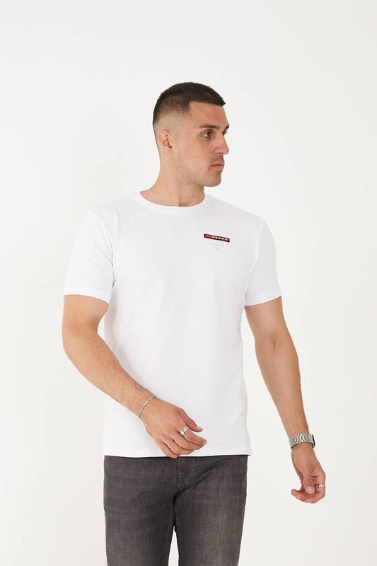 Футболка F.T.H (S-2XL) F130 white (лето)