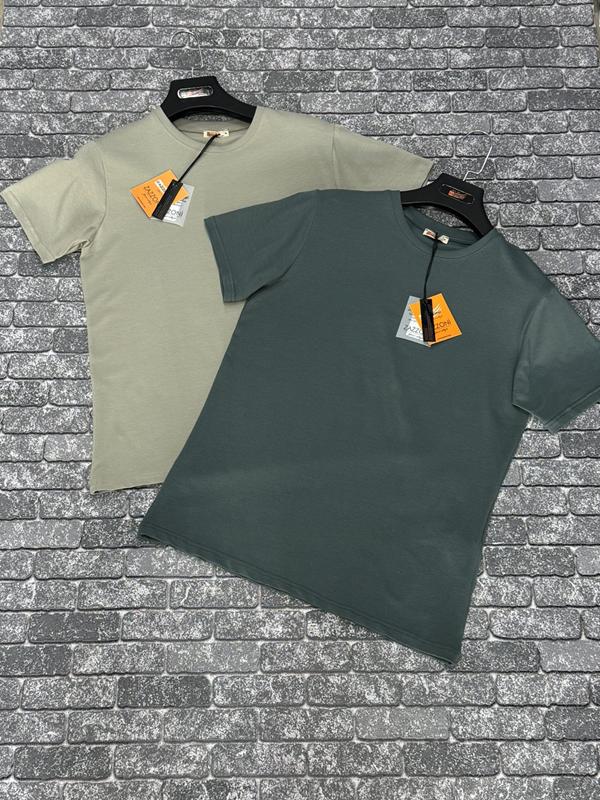 Футболка F.T.H (S-2XL) F48 green (лето)