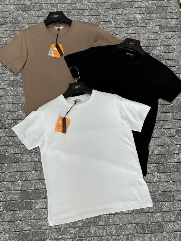 Футболка F.T.H (S-2XL) F51 white (лето)