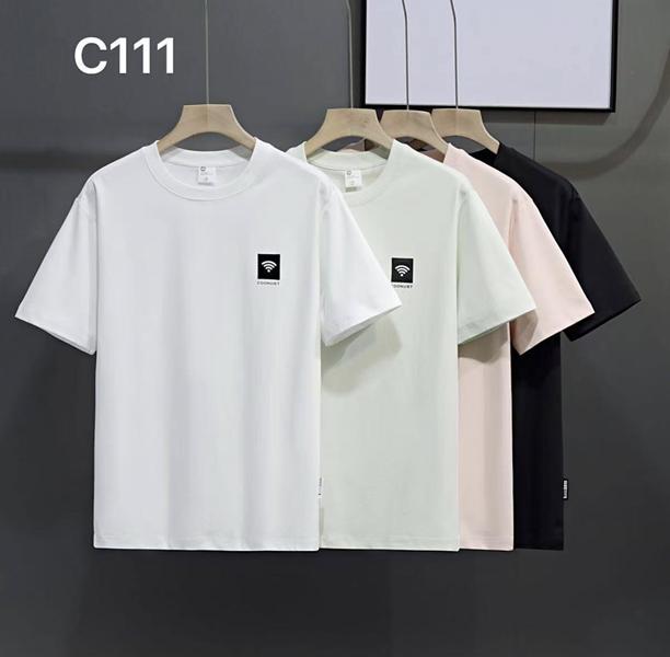 Футболка F.T.H (L-4XL) C111 peach (лето)