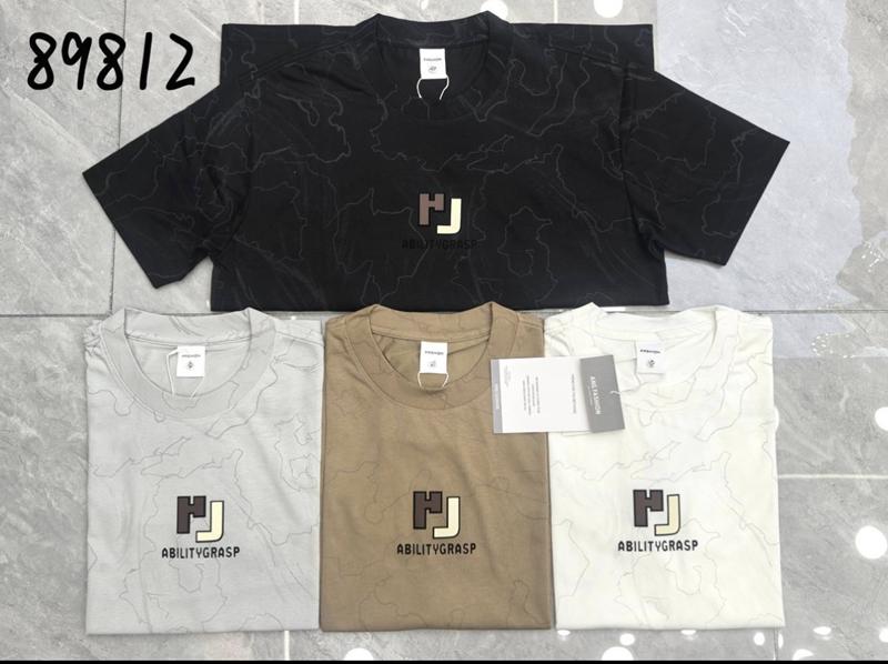 Футболка F.T.H (L-4XL) 89812 black (лето)