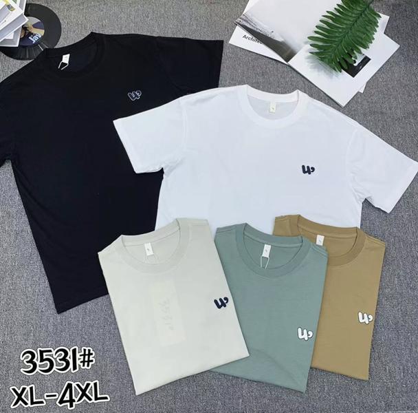 Футболка F.T.H (XL-4XL) 3531 beige (лето)