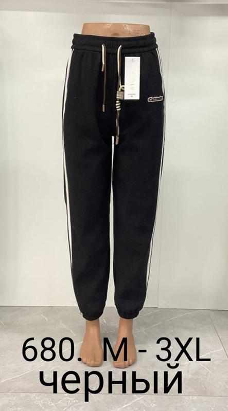 Штаны спорт SvedaJin (M-3XL) 680 black (деми)