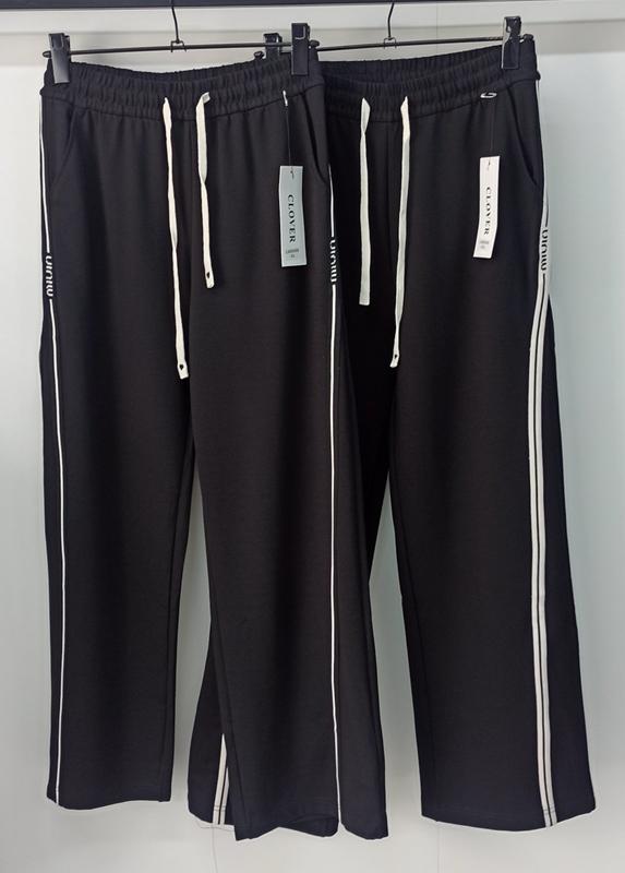 Штаны спорт SvedaJin (M-2XL) LM8886 black (деми)