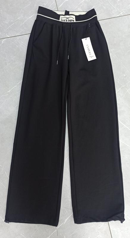 Штаны спорт SvedaJin (M-2XL) LM8892 black (деми)