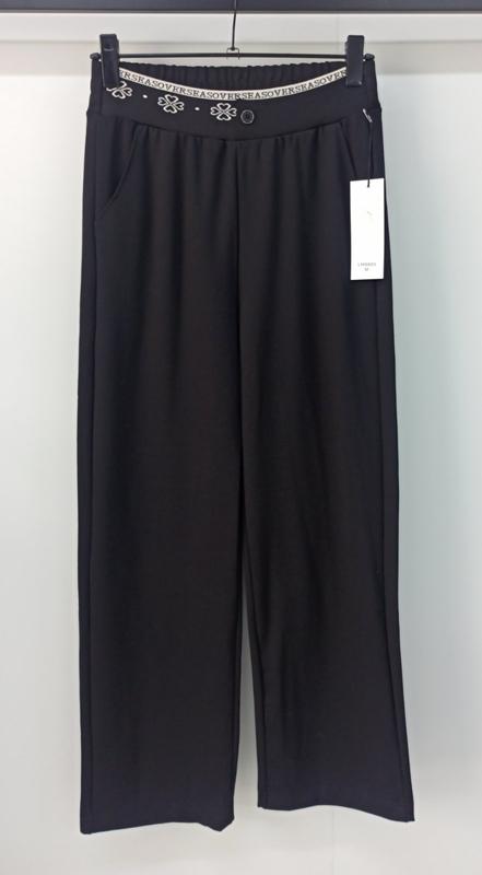 Штаны спорт SvedaJin (M-2XL) LM8893 black (деми)