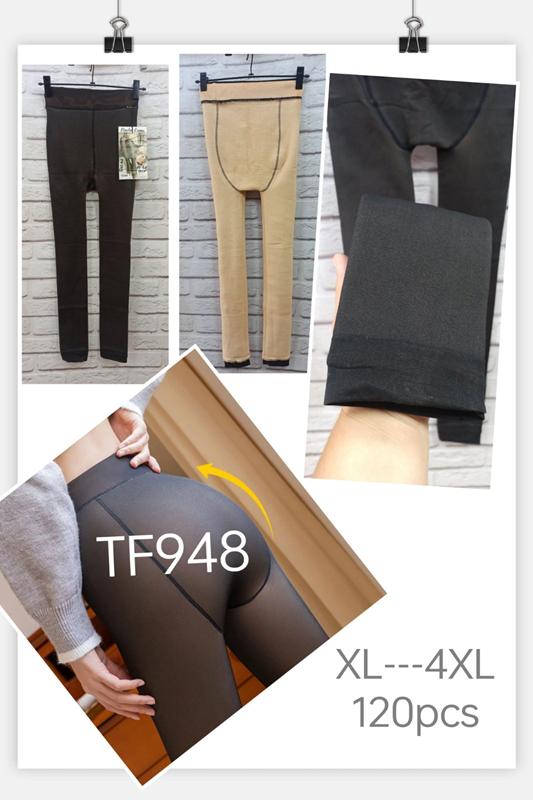 Колготы SvedaJin (S-XL) TF948 black (зима)