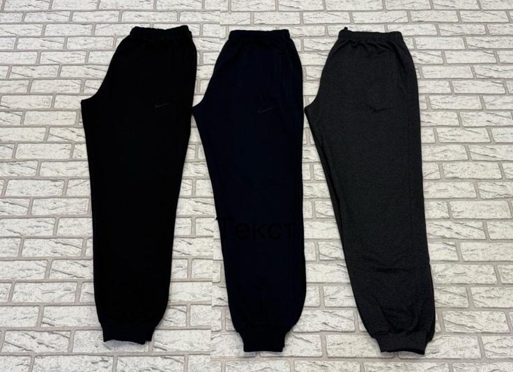 Штаны спорт Shon (50-58) S714 black (деми)