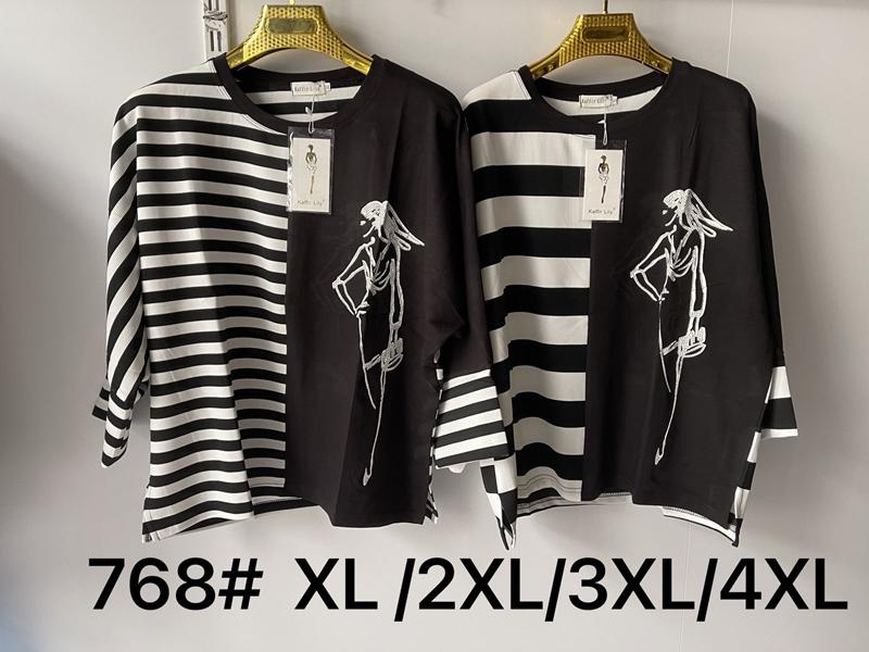 Блузка Vanda (XL-4XL) 768 black (деми)