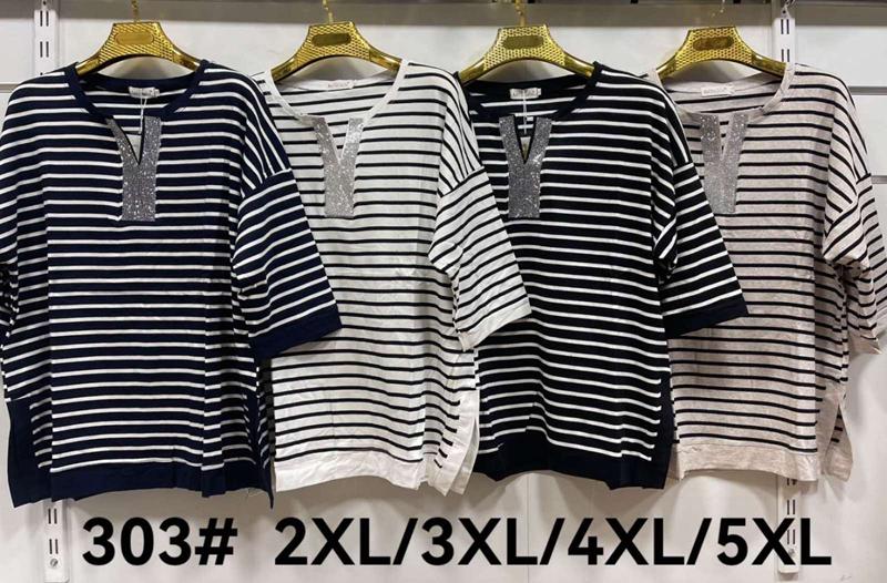 Футболка Vanda (2XL-5XL) 303 navy (лето)