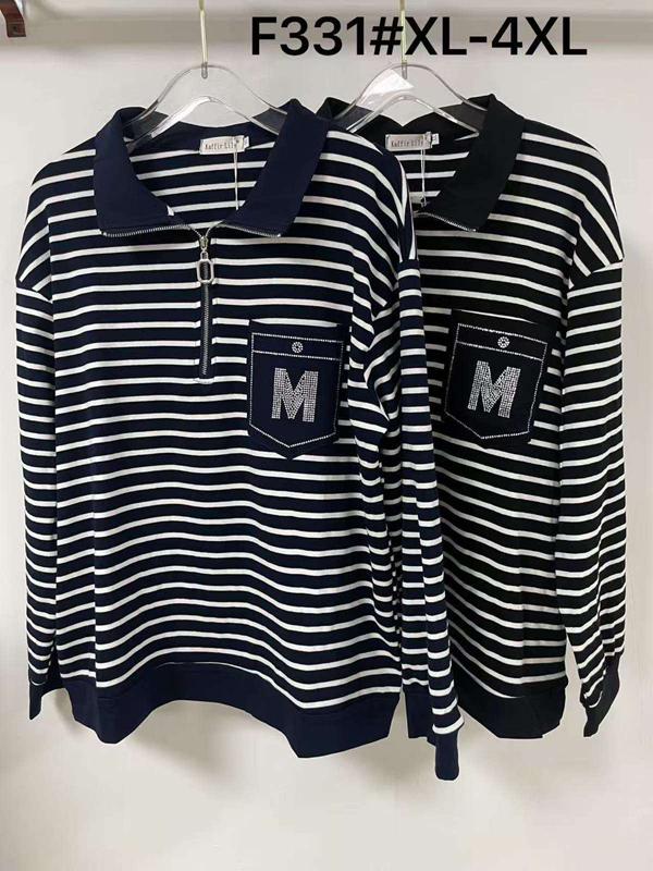 Свитер Vanda (XL-4XL) F331 navy (деми)