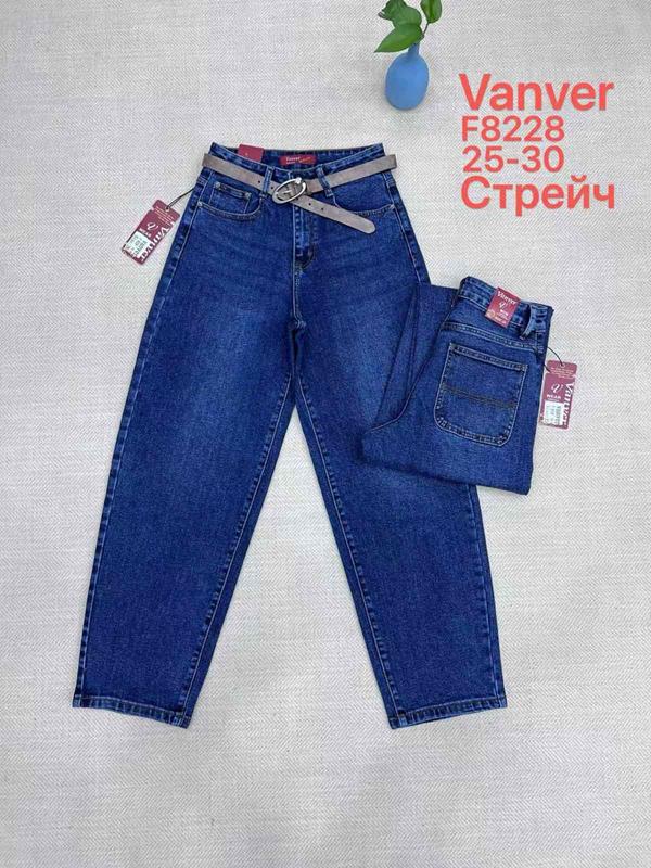 Джинсы Vanver (25-30) F8228 blue (деми)