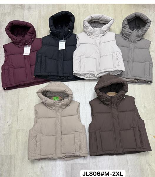 Жилетка Шаолинь (M-2XL) JL806 brown (деми)