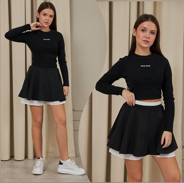 Свитер Moda school (152-164) 0446 black (деми)