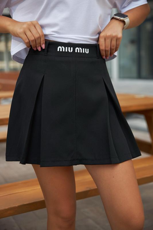 Юбка-шорты Moda school (146-164) 0412 black (лето)