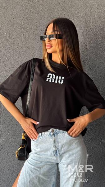 Футболка Zalov (one size) 10042 black (лето)