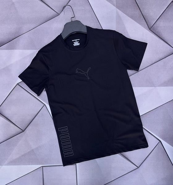 Футболка Rassul (S-2XL) 6286 black (лето)