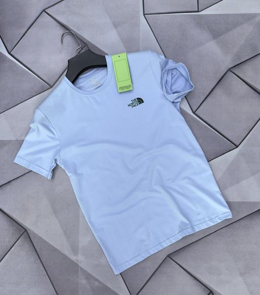 Футболка Rassul (S-2XL) 6349 l.blue (лето)