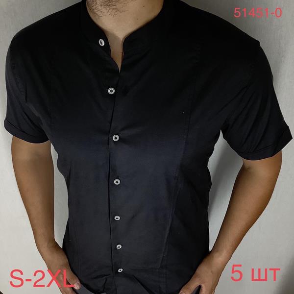 Рубашка Надийка (48-54) N51451-0 black (лето)