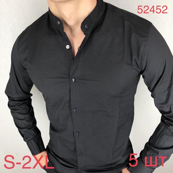 Рубашка Надийка (46-54) N52452 black (деми)