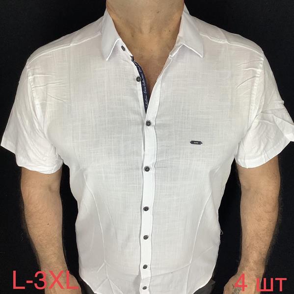 Рубашка Надийка (M-2XL) ND290 white (лето)