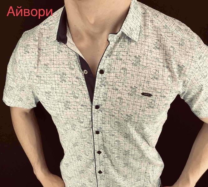 Рубашка Надийка (46-54) ND294 l.beige (лето)