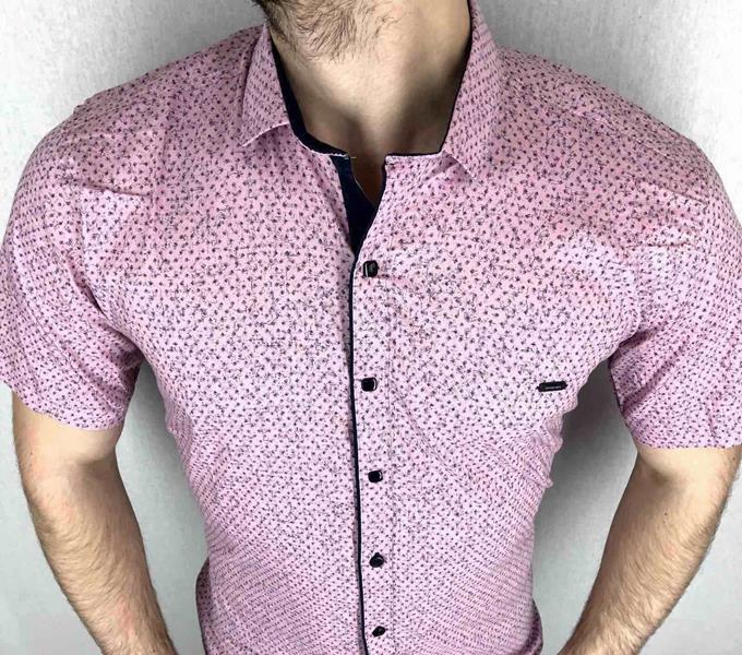 Рубашка Надийка (46-54) ND295 lilac (лето)