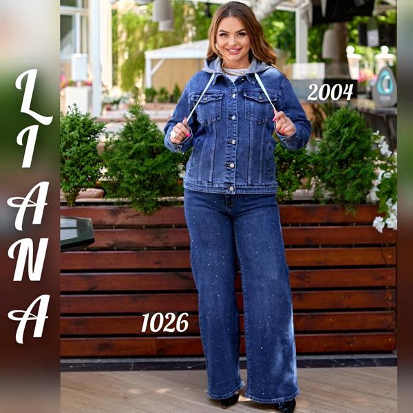 Куртка Beki (L-5XL) 2004 blue (деми)