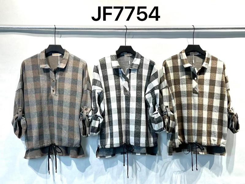 Блузка Immei (XL-4XL) JF7754 black (деми)