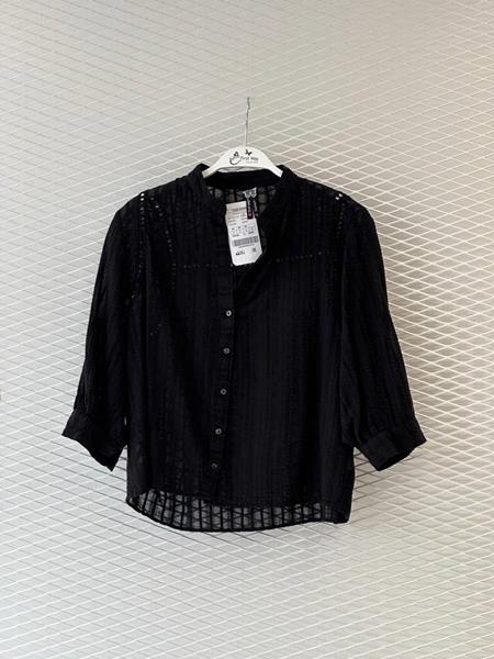 Рубашка New Season (S-L) 8544 black (лето)