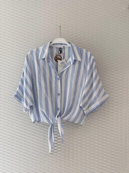 Рубашка New Season (S-L) 8548 l.blue (лето)