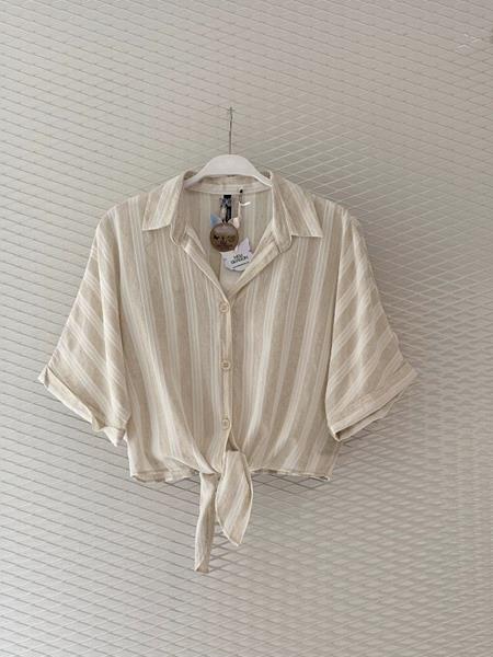 Рубашка New Season (S-L) 8550 beige (лето)