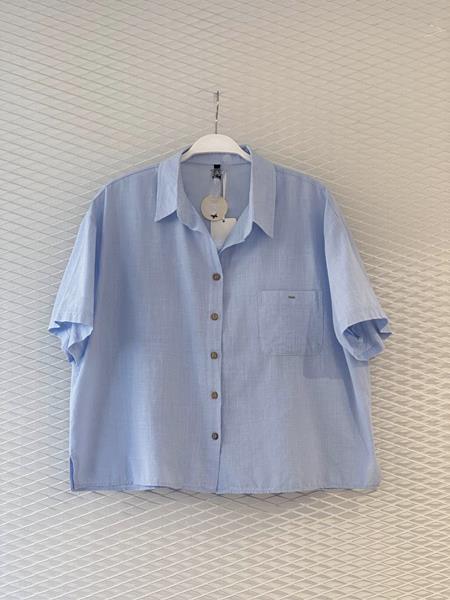 Рубашка New Season (one size) 8553 l.blue (лето)